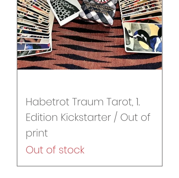 OOP Habetrot tarot - Picture 2 of 6